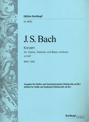 Bach, J.S. (Hofmann): Concerto #1 in a minor BWV 1041