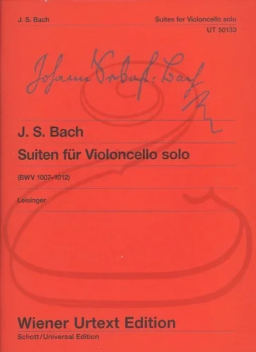 Bach, J.S. (Leisinger): 6 Suites for Violoncello Solo, BWV1007-1012 – URTEXT (cello) Wiener Urtext Edition