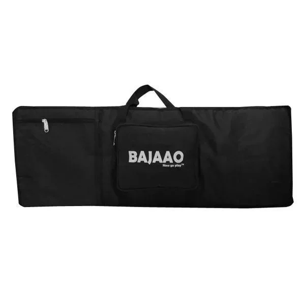 Bajaao 61-Key Keyboard Bag For Yamaha PSR-E273, E373, E463, I400, I500 8MM Padded Quality – Black