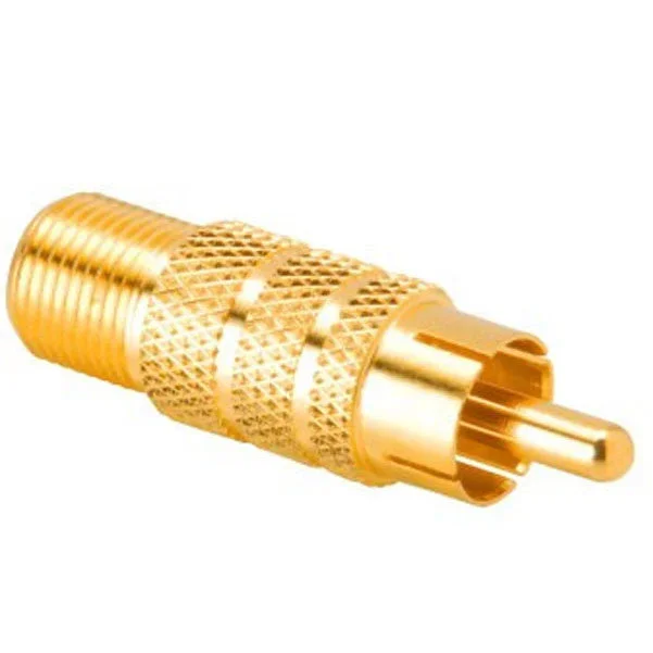 BAJAAO Gold F Female To RCA Male Adapter