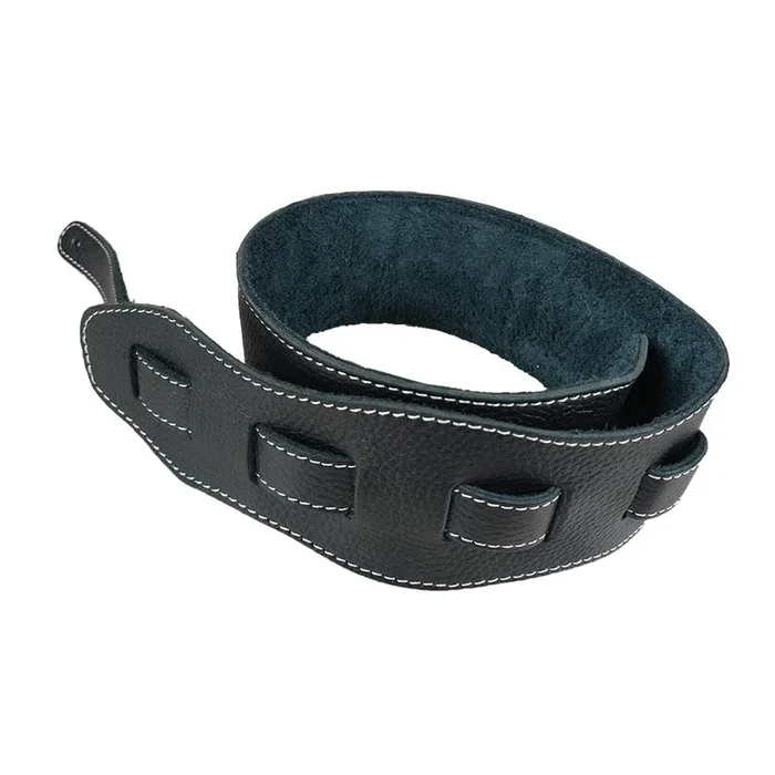 Bajaao Premium Leather Soft Padded Guitar Strap for Electric / Acoustic / Bass Guitar