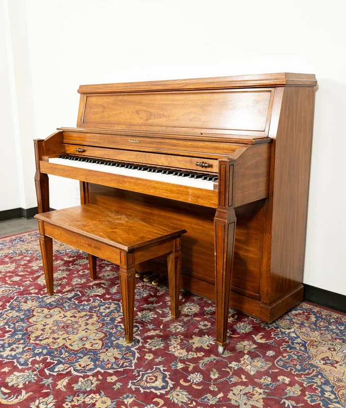 Baldwin Acrosonic Upright Piano | Satin Walnut | SN: 376303 | Used