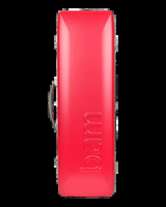 BAM Graffiti Oblong Hightech Violin Case Raspberry Red/Silver 4/4