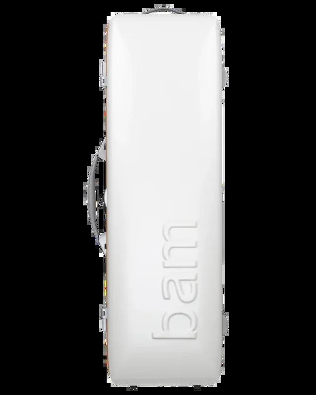 BAM Graffiti Oblong Hightech Violin Case White/Orange 4/4
