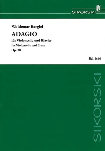 Bargiel, Woldemar: Adagio Op. 38 (cello & piano)