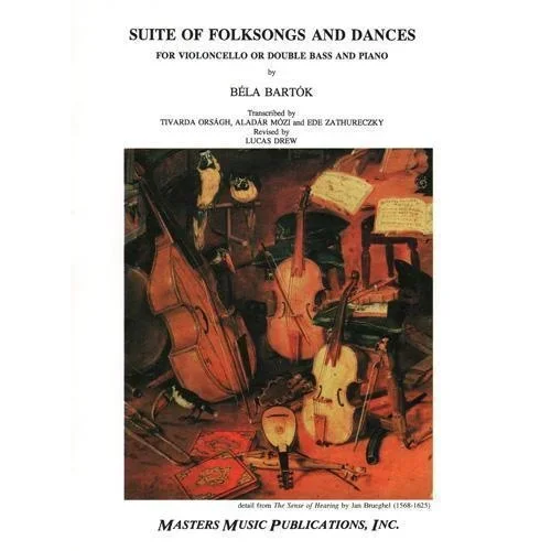 Bartok, Bela (Drew): Folksong Suite (Cello & piano)