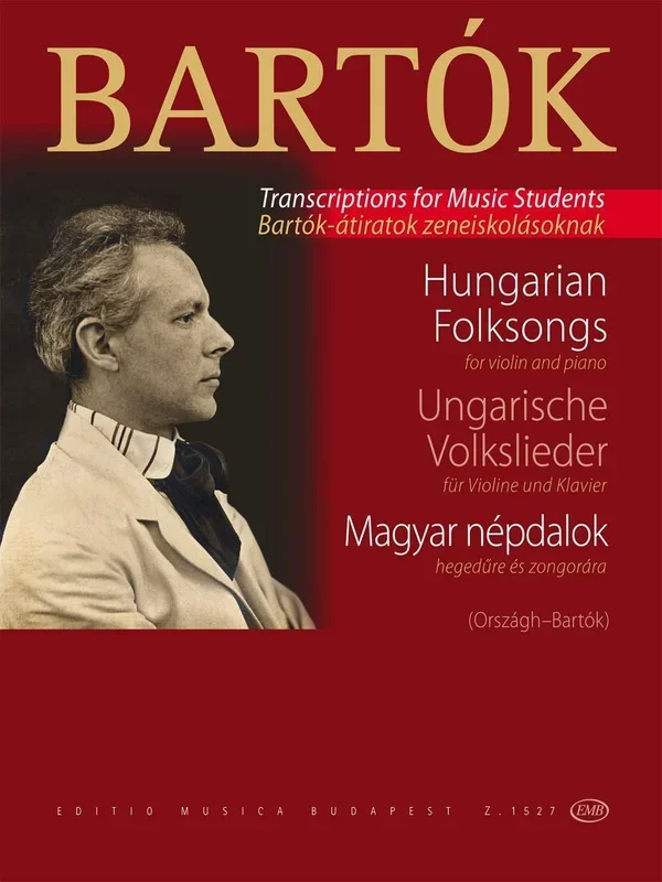 Bartok, Hungarian Folksongs for Violin and Piano (EMB)