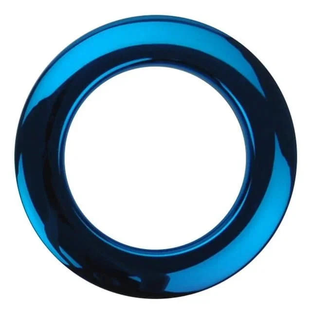 Bass Drum O’s Tom Ports 2-Pack 2″ Blue Chrome
