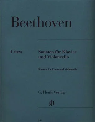 Beethoven (Geringas): Complete Sonatas – URTEXT (cello & piano) Henle Verlag