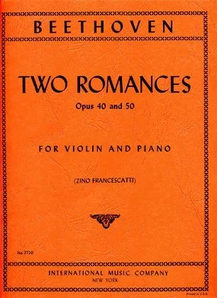 Beethoven, L .van (Francescatti): Two Romances Op.40 & 50 (violin & piano) IMC