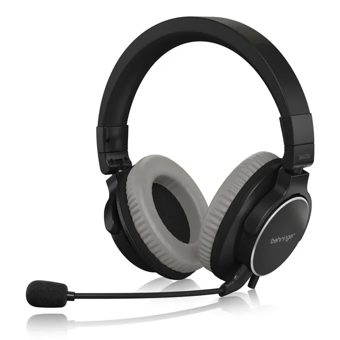 Behringer BH470U Premium Stereo Headset with Detachable Microphone and USB Cable