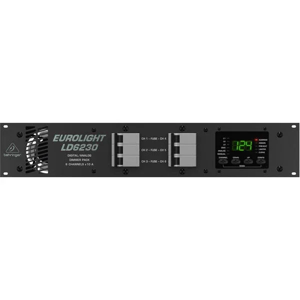 Behringer LD6230 – 6-channel Dimmer Rack