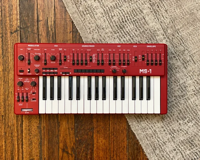 Behringer MS-1 (MS-101) Red Analog Synthesizer