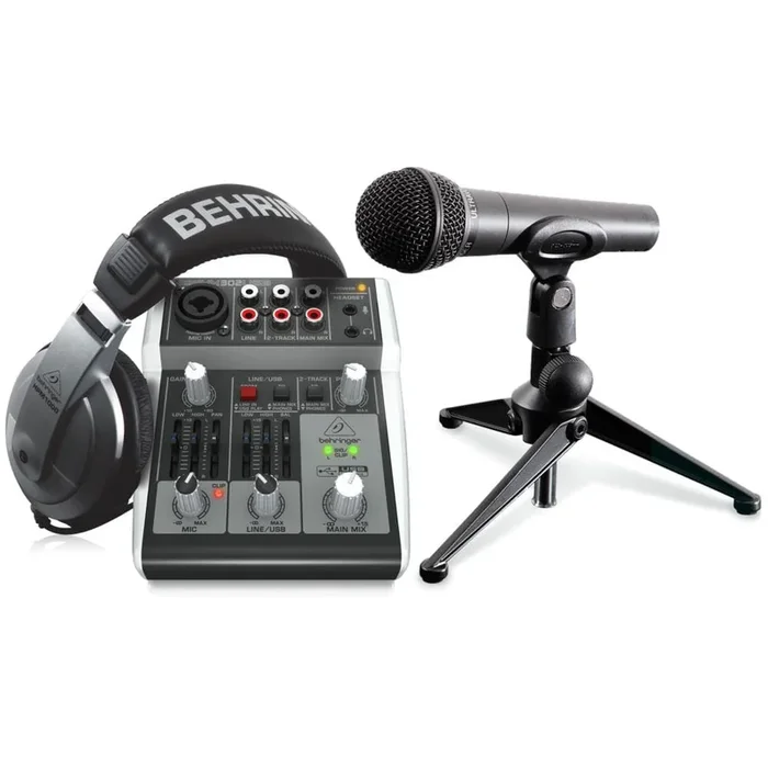Behringer Podcastudio 2 USB Recording Bundle