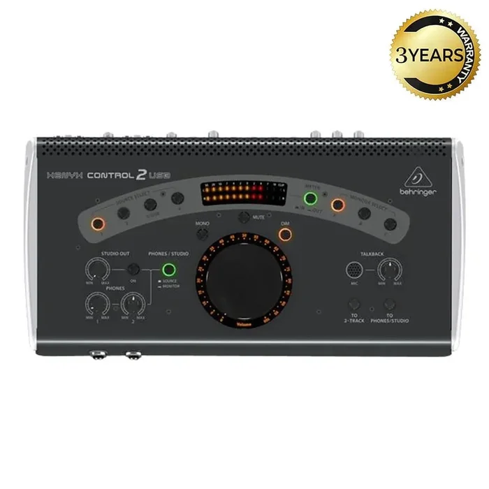 Behringer Xenyx CONTROL2USB High-end Studio Control with VCA Control and USB Audio Interface