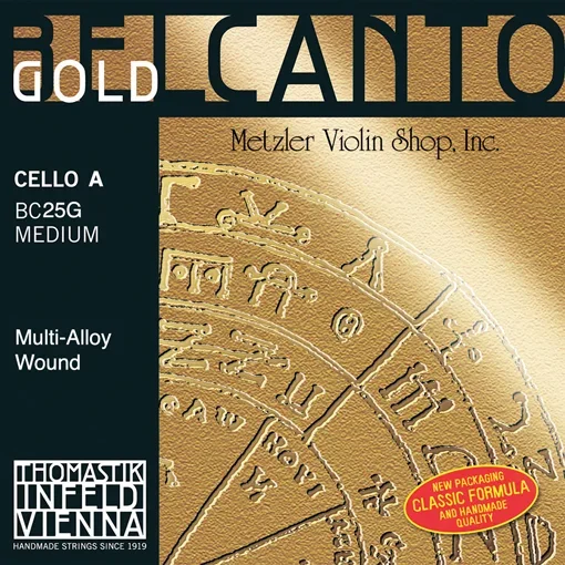 BELCANTO Gold cello A string, medium, by Thomastik-Infeld