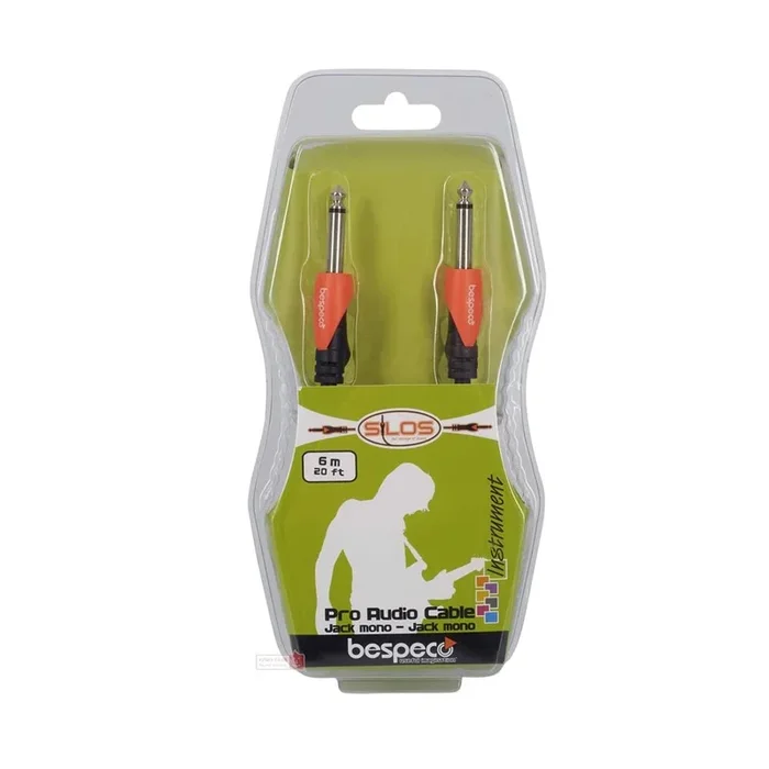 Bespeco SLJJ600 Jack Mono To Jack Mono – 6 Metres