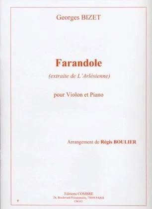 Bizet, Georges: Farandole-extraite de L’Arlesienne (violin & piano)