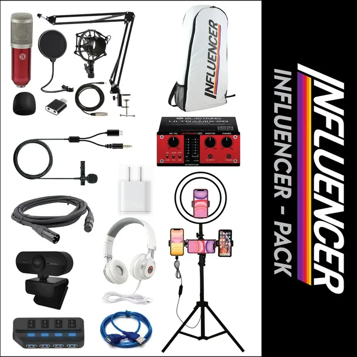 Blastking Influencer Complete Recording Pack – Red