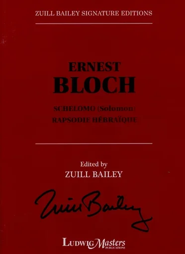 Bloch: Schelomo (Solomon) & Rapsodie H√©brayque (cello & piano) LudwigMasters
