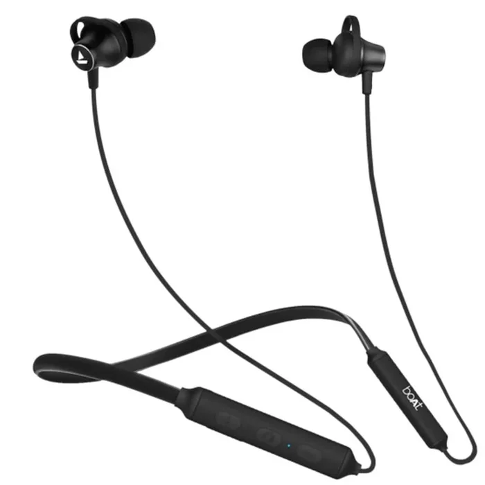 boAt Rockerz 245 V2 In Ear Neckband Wireless Bluetooth Headphone- Active Black