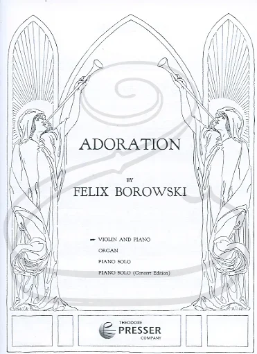 Borowski: Adoration (violin & piano) Theodore Presser