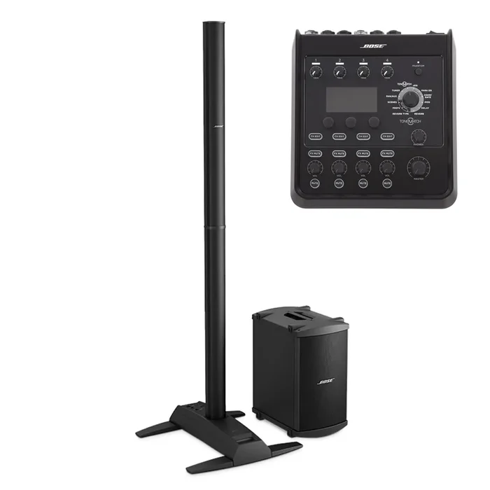Bose L1 Model 1S B2 Bass Package PA System and T4S ToneMatch Mixer Bundle