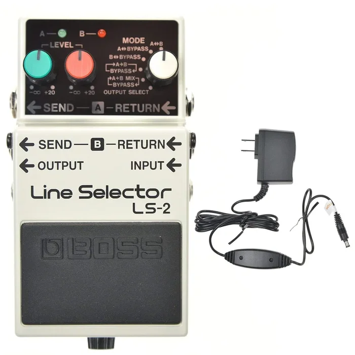 Boss LS-2 Line Selector Bundle w/ Boss PSA-120S2 Power Supply