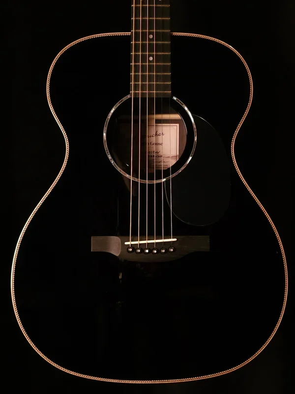 Boucher SG-51-BMV “Studio Goose” OM Blacktop! Adirondack/Indian Rosewood