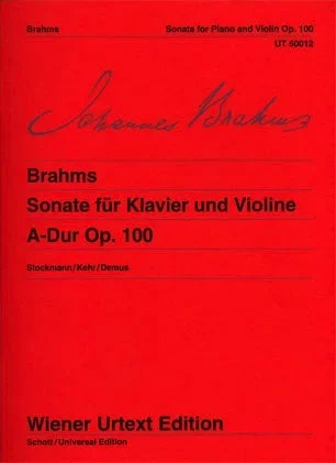 Brahms, J.: Sonata Op.100 in A Major, urtexr (violin and piano)
