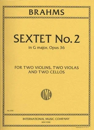 Brahms, Johannes: Sextet No.2 in G major, Op.36 (2 violins, 2 violas, 2 cellos)