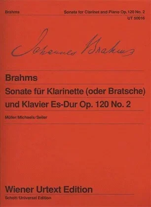 Brahms, Johannes: Sonata Op120 #2 urtext (viola & piano)