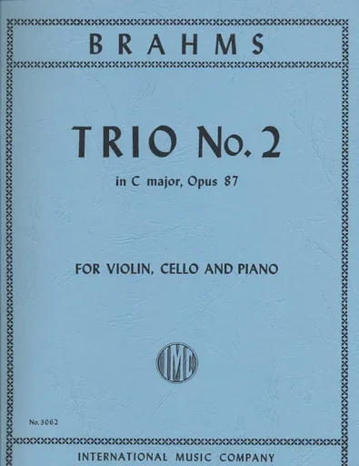 Brahms, Johannes: Trio No.2 in C major Op.87 (violin, cello, piano)