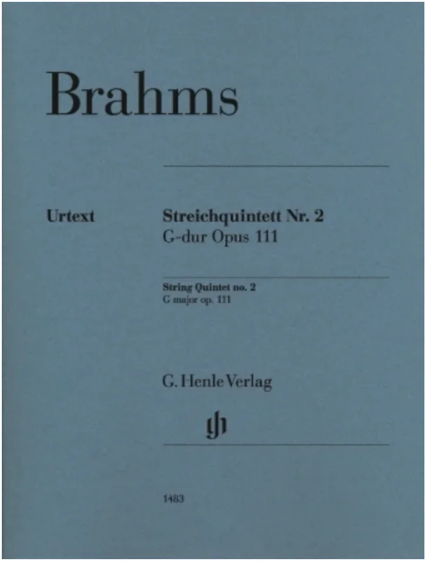 Brahms (Kirsch): String Quintet No. 2 G Major Op. 111 (string quartet) HENLE
