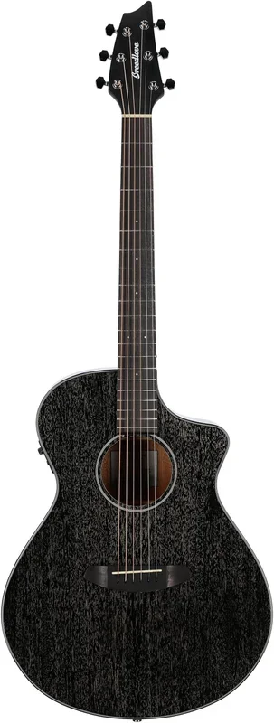 Breedlove ECO Rainforest S Concert CE Acoustic-Electric Guitar – Black Gold African Mahogany RFCN52CEAMAM