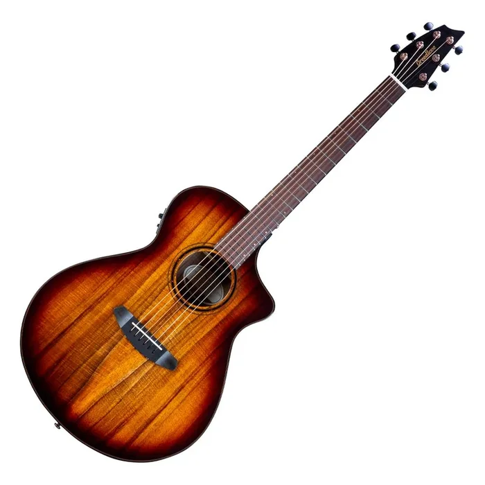 Breedlove Pursuit Exotic S Concert Edgeburst CE All Koa Acoustic Electric Guitar
