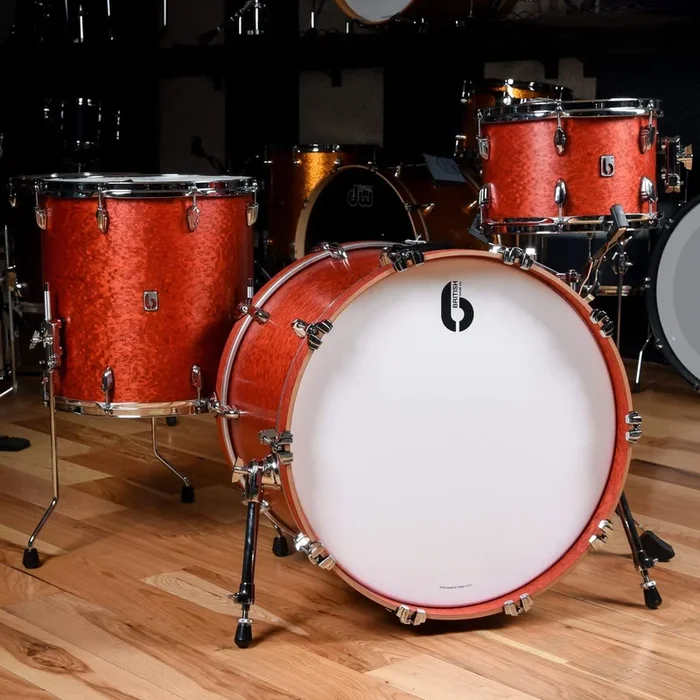 British Drum Co. 12/16/22 3pc. Legend Series Drum Kit Buckingham Scarlet