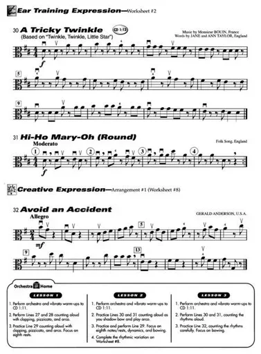 Brungard, K.D.: Orchestra Expressions Book 2 (viola & CD) Alfred