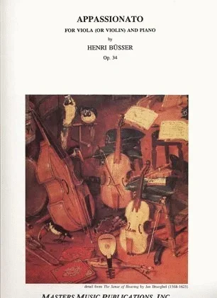 Busser, Henri: Appassionato Op.34 (viola or violin and piano)