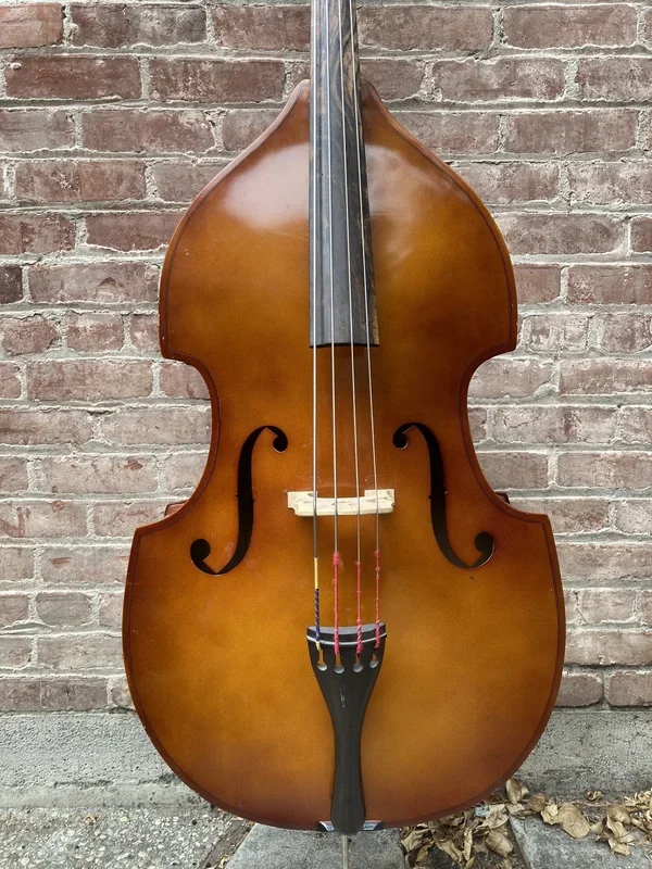 C. Meisel laminated 1/8 bass, Germany | Metzler Violins