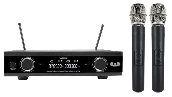 CAD Audio GXLD2HHAI Digital Wireless Dual Handheld Microphone System