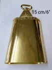 CAMPOS MUSIC 6″ cowbell chrome cencerro campana para banda DORADA