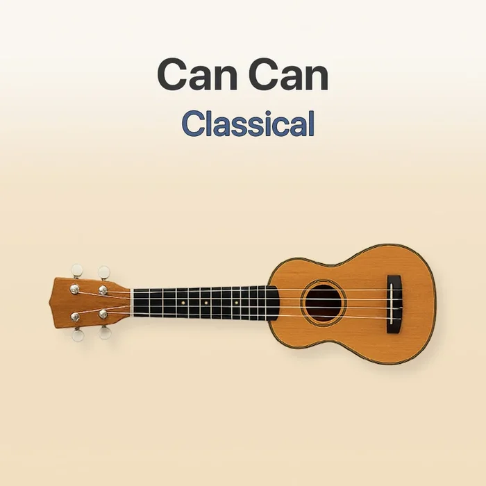 Can Can Sheet Music – Ukulele Tab