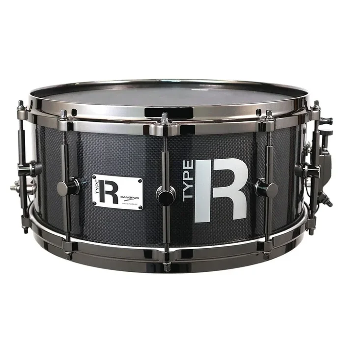 Canopus Type-R Carbon Fiber Snare Drum 14×6.5 w/Die Cast Hoops