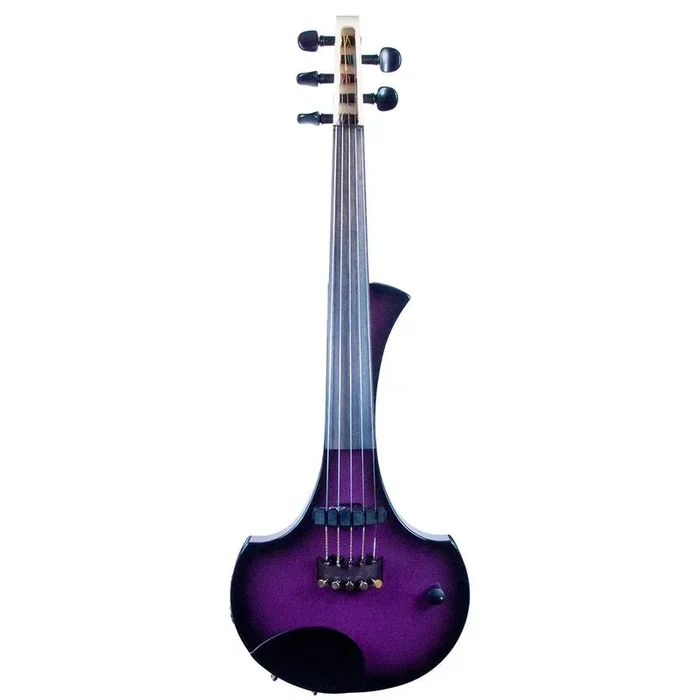 Cantini Earphonic 5-String Electric Violin with MIDI, Purple/Black Sunburst