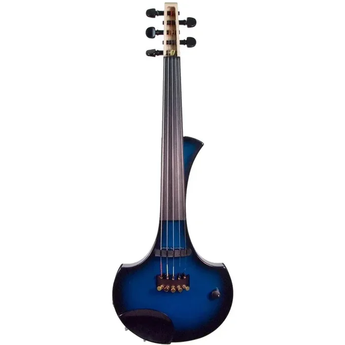 Cantini Earphonic Violon électrique 5 cordes avec MIDI Bleu/noir Sunburst
