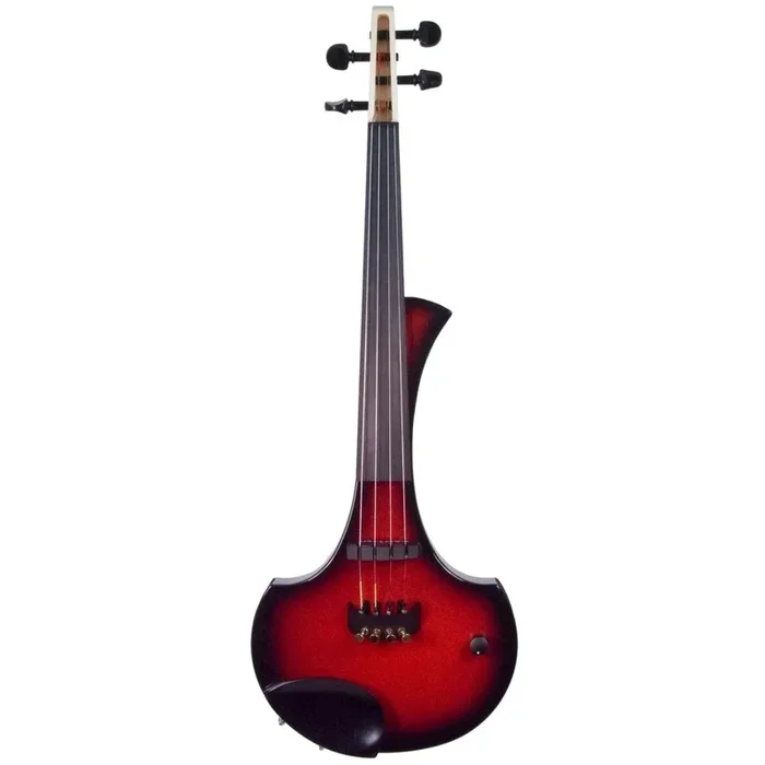 Cantini Earphonic Violon électrique avec MIDI, Rouge/Noir Sunburst