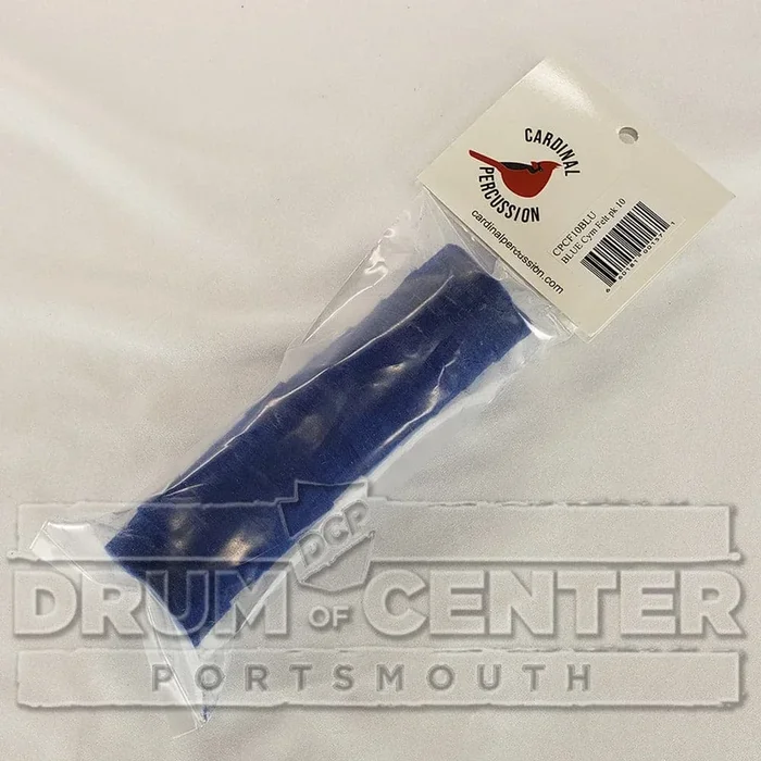 Cardinal Percussion Cymbal Felt 10 Pack Blue