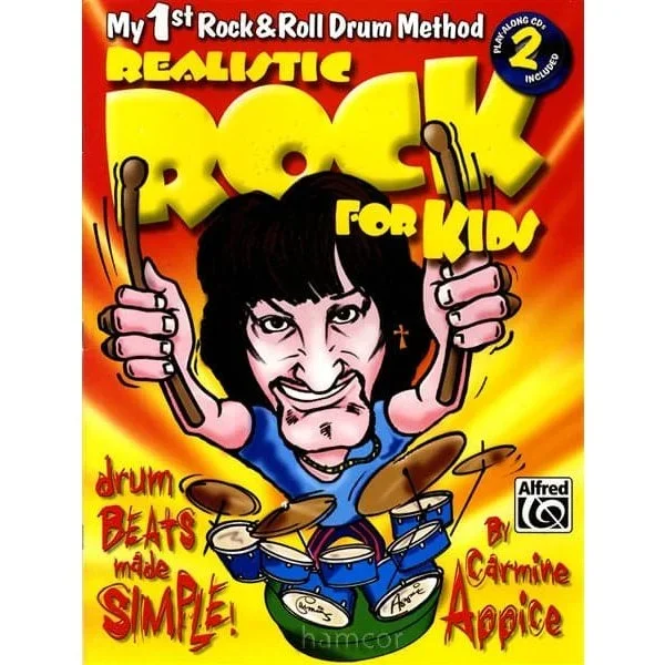 Carmine Appice – Realistic Rock for Kids Drum Method Book