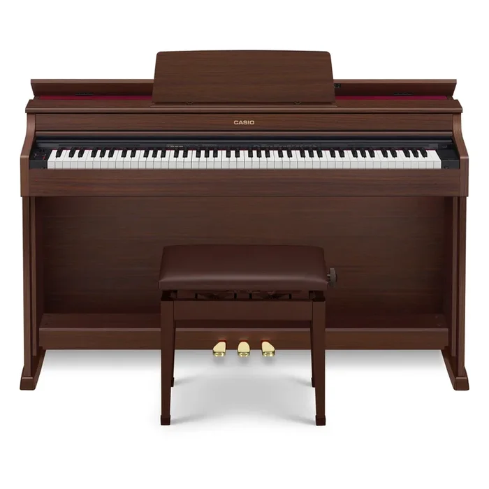 Casio AP-470 Celviano Digital Cabinet Piano with Bench – Walnut